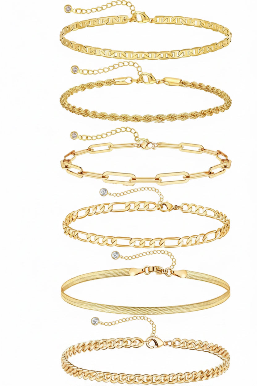 Radiant Gold Collection – Premium Armband-Stack