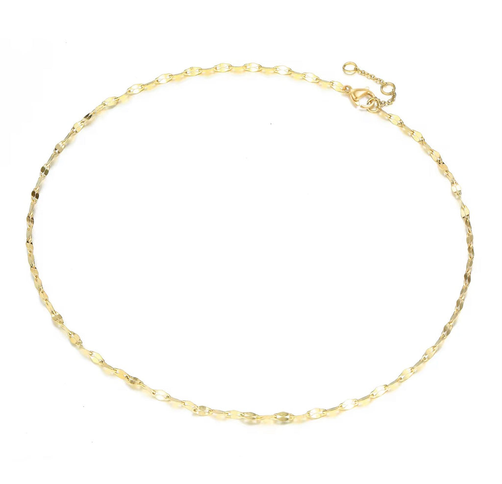 Strukturierte Halskette -minimaliustische Chic
