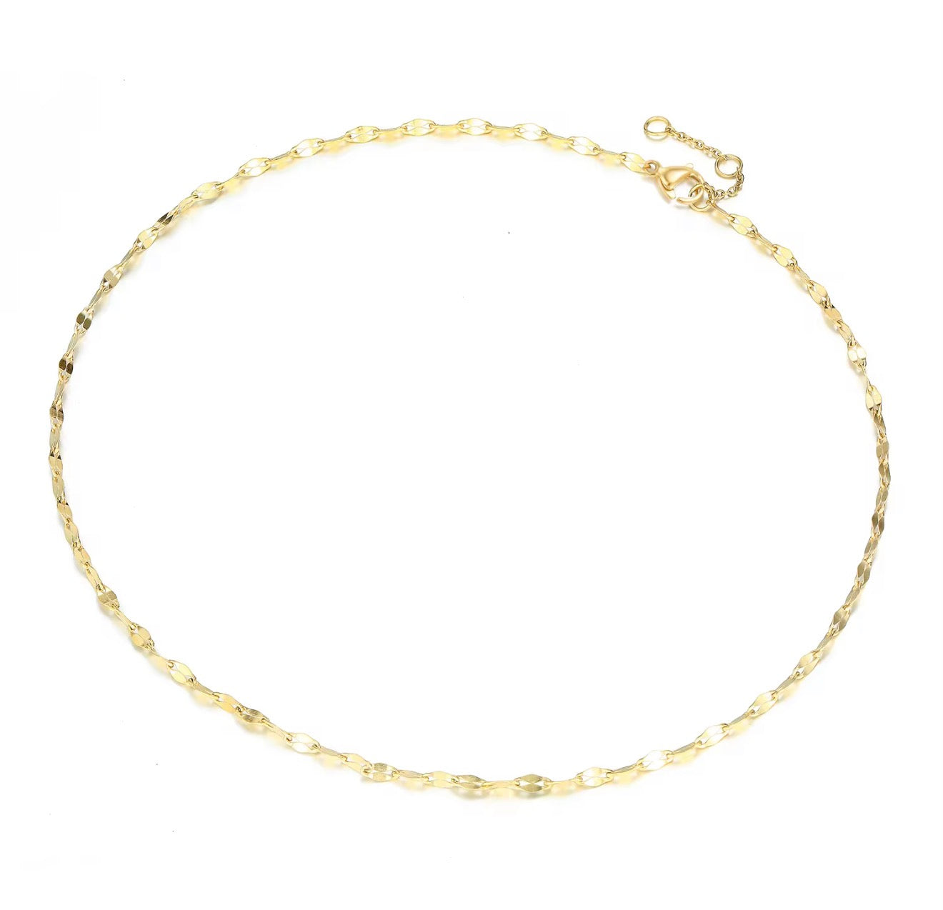 Strukturierte Halskette -minimaliustische Chic