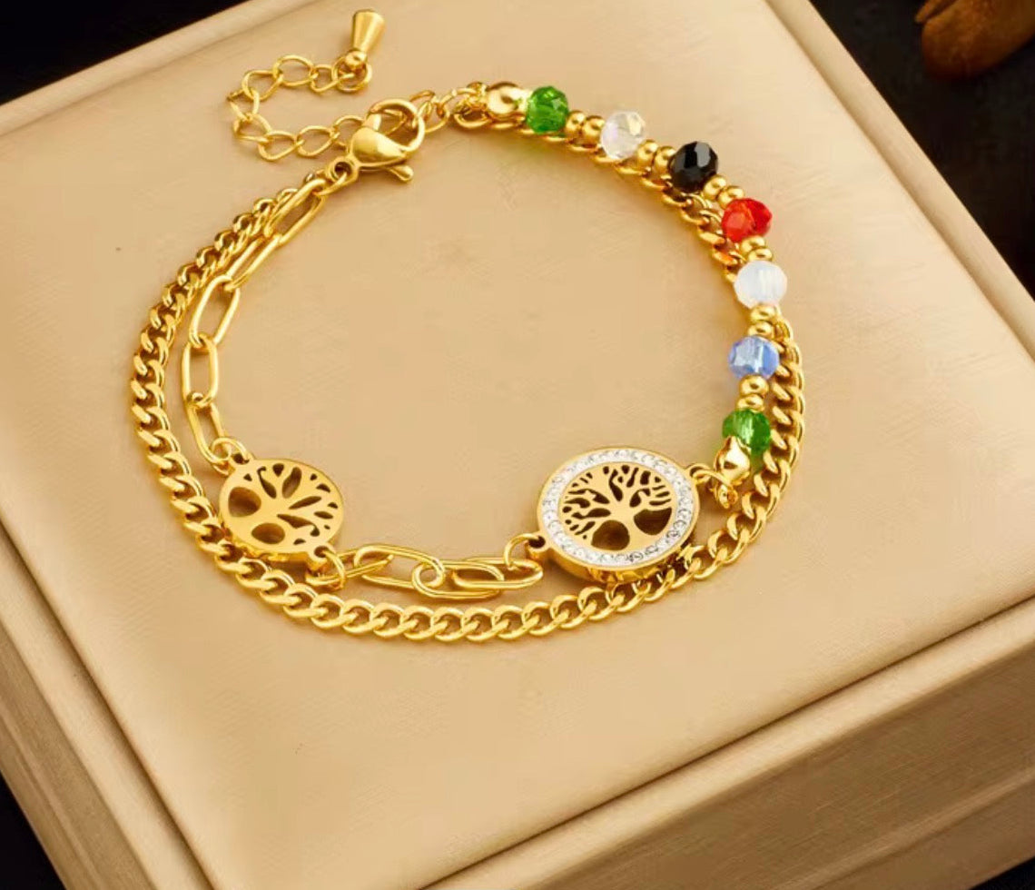 Signature Charm Bracelet - Goldener Akzent