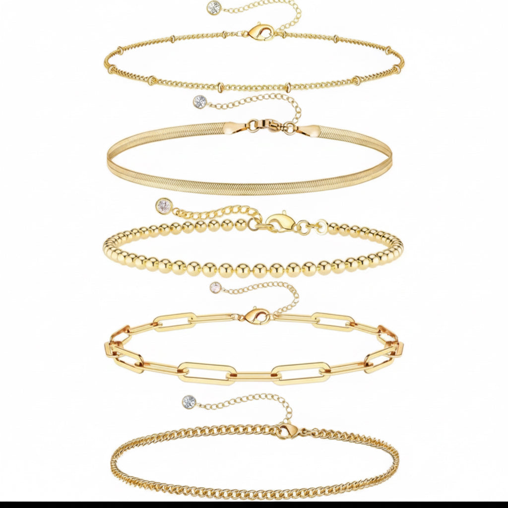 Radiant Gold Collection – Premium Armband-Stack