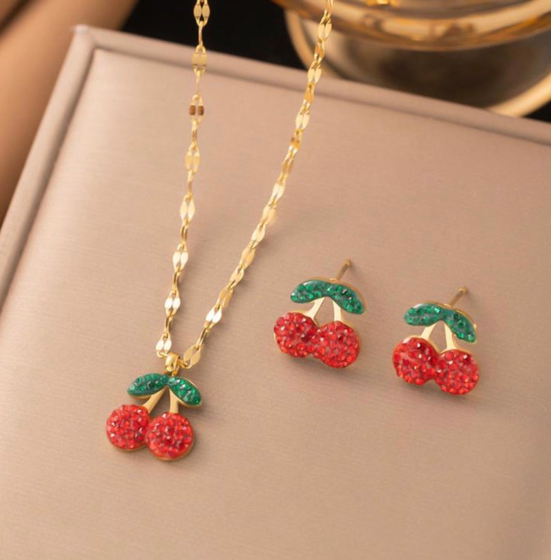 Luxury bright Set - Exklusives Gold-Ensemble (Halskette 40+5cm)