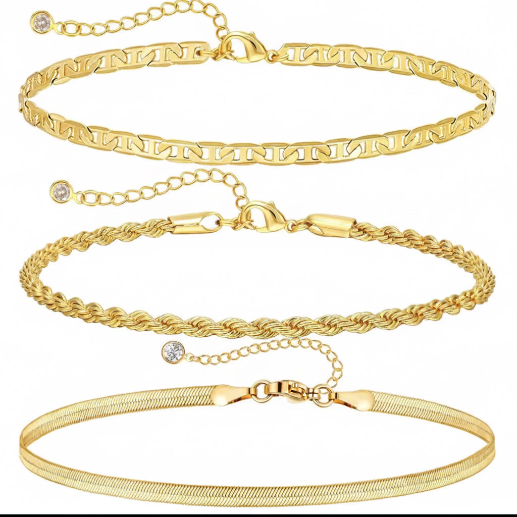Radiant Gold Collection – Premium Armband-Stack