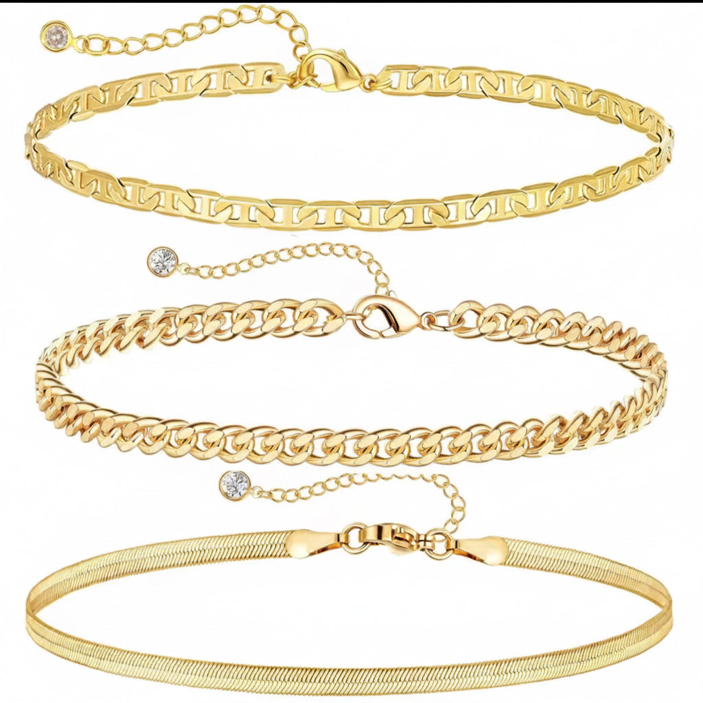 Radiant Gold Collection – Premium Armband-Stack