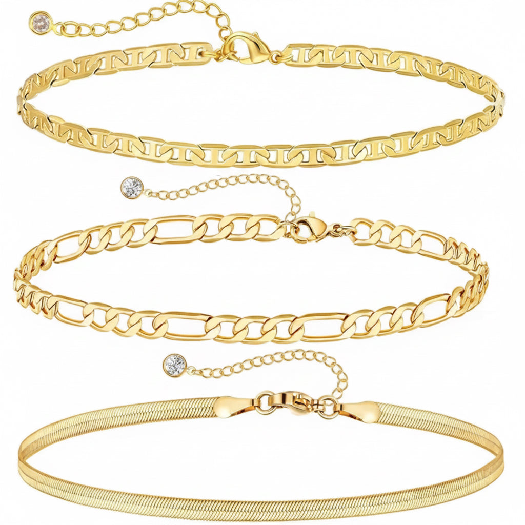 Radiant Gold Collection – Premium Armband-Stack