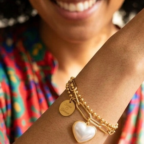 Signature Charm Bracelet - Goldener Akzent