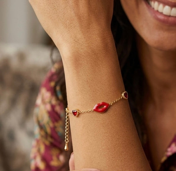 Signature Charm Bracelet - Goldener Akzent