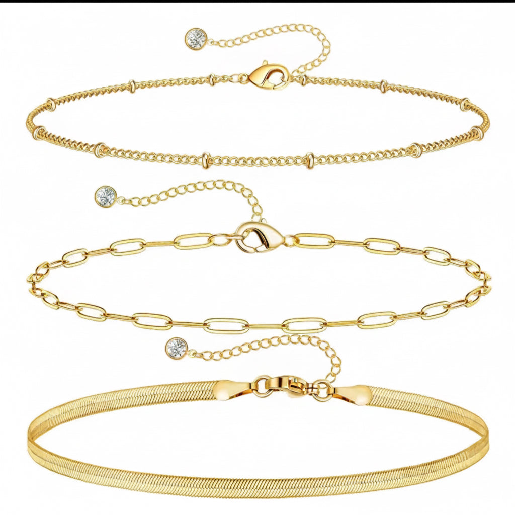 Radiant Gold Collection – Premium Armband-Stack