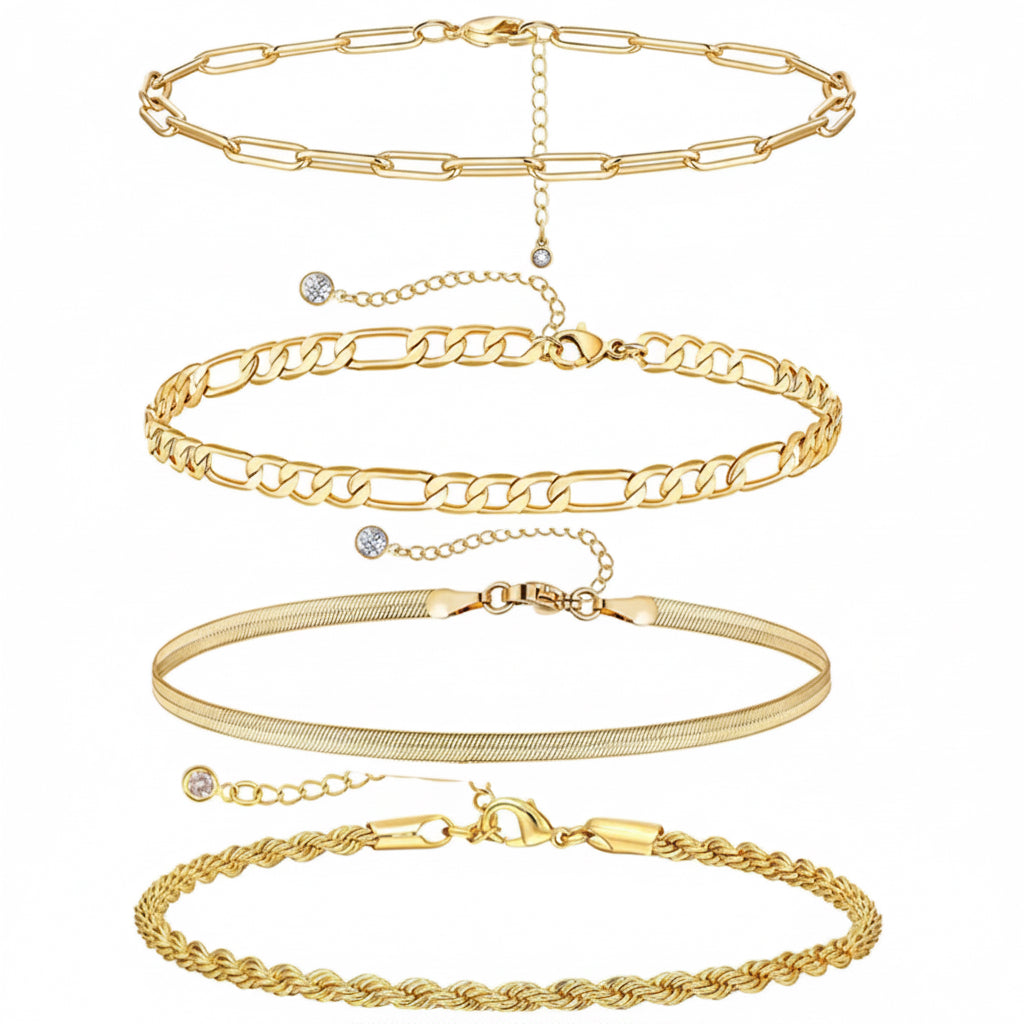 Radiant Gold Collection – Premium Armband-Stack