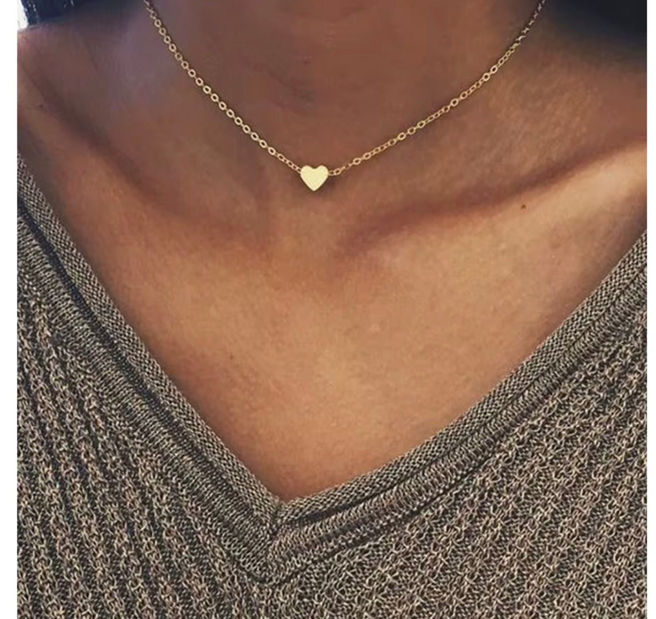 Herz Choker „Amour“ – Dezente Romantik