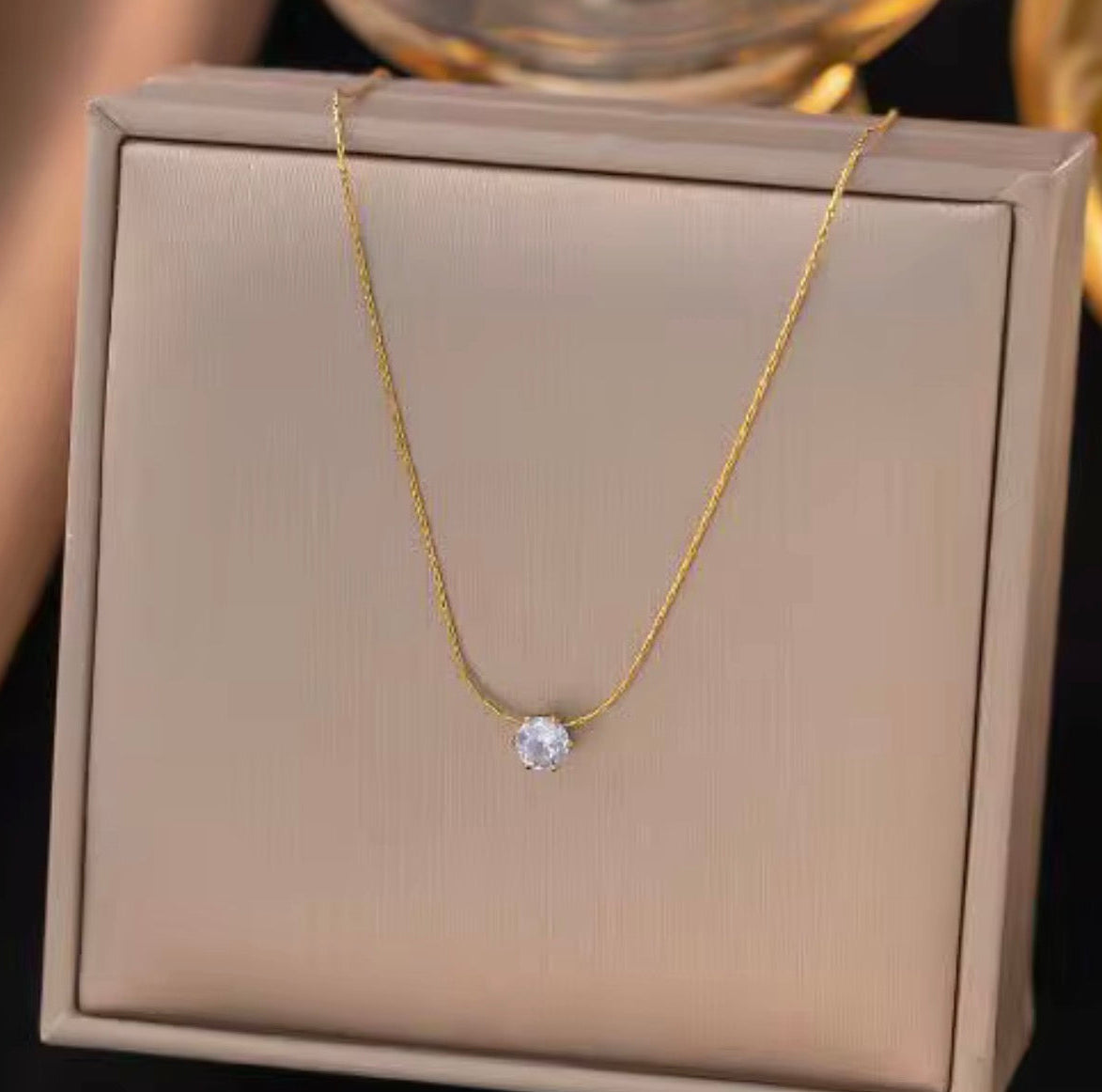 Halskette „Aura“ – Zeitlose Eleganz (40+4cm)