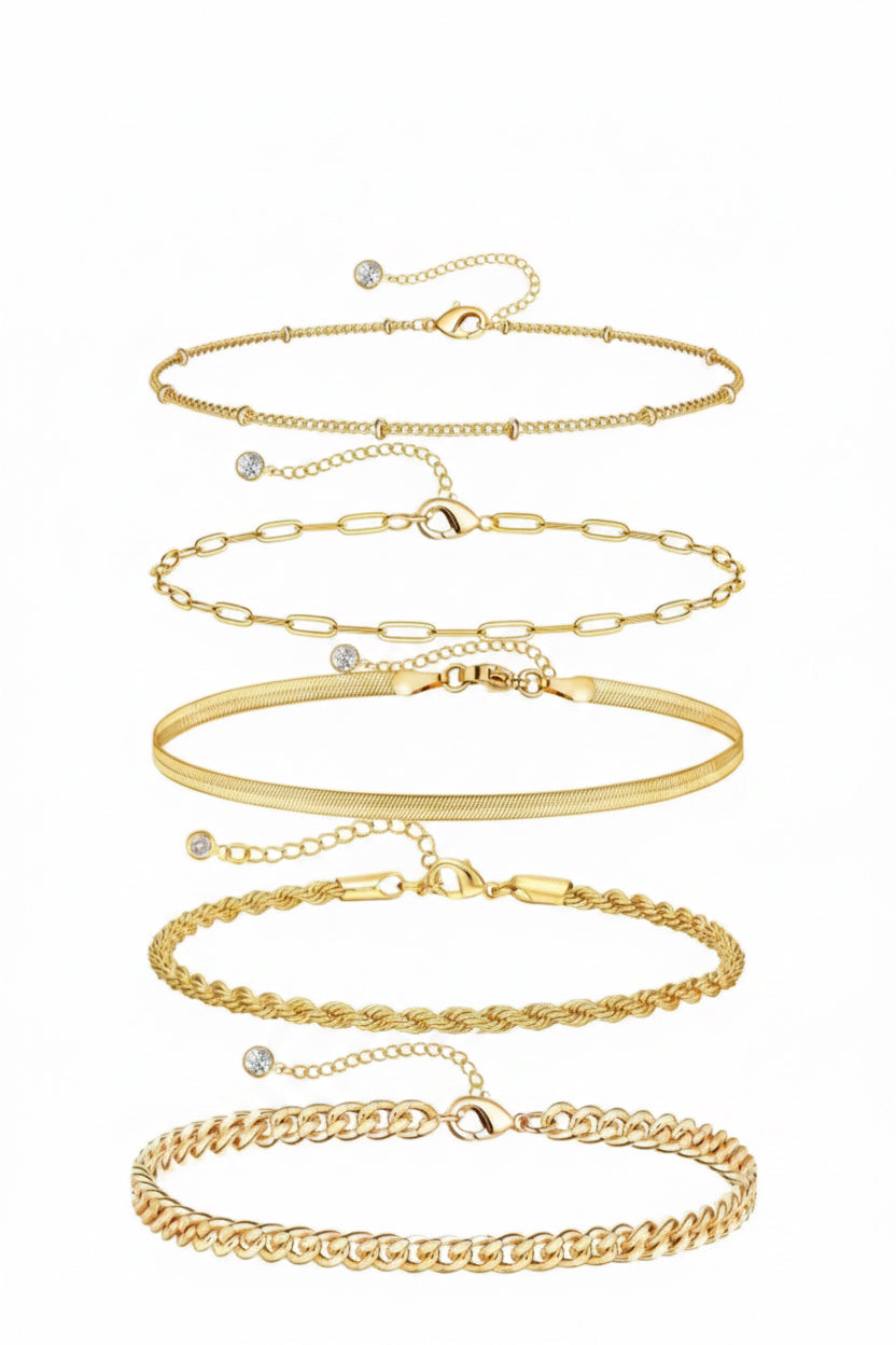 Radiant Gold Collection – Premium Armband-Stack