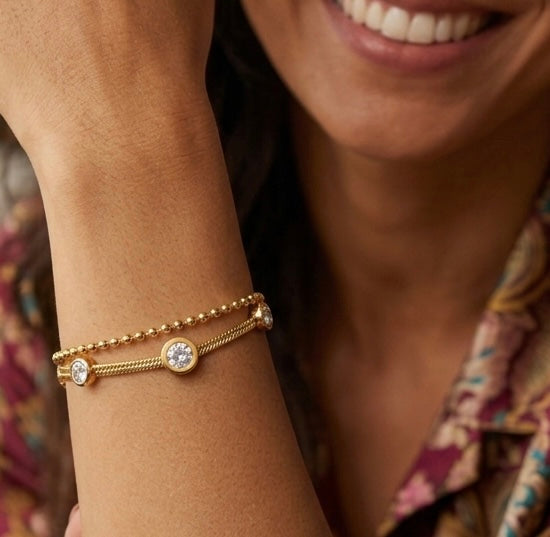 Signature Charm Bracelet - Goldener Akzent