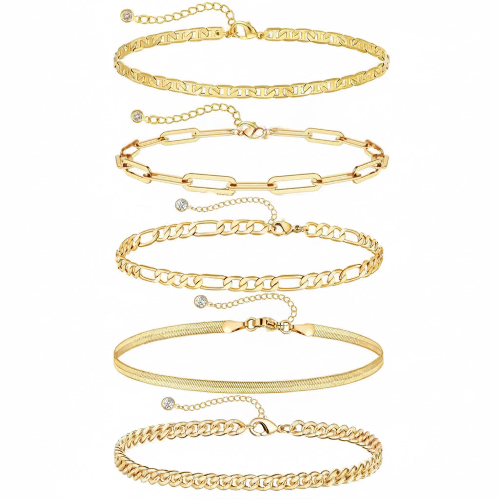 Radiant Gold Collection – Premium Armband-Stack