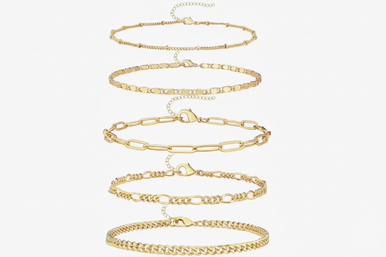 Radiant Gold Collection – Premium Armband-Stack