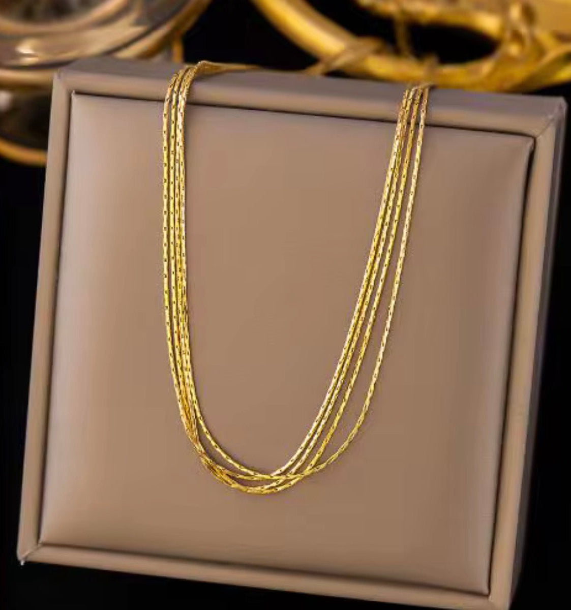 Halskette „Aura“ – Zeitlose Eleganz (40+4cm)