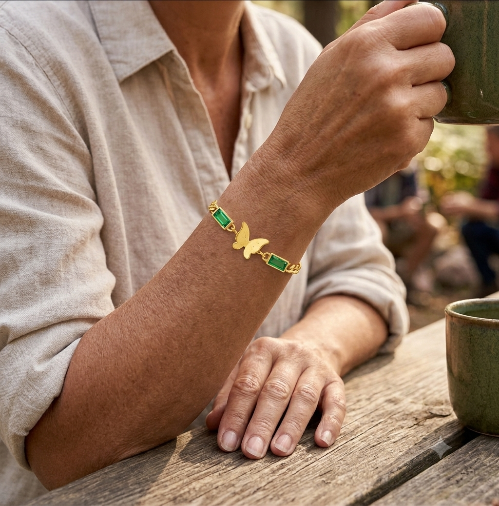 Signature Charm Bracelet - Goldener Akzent