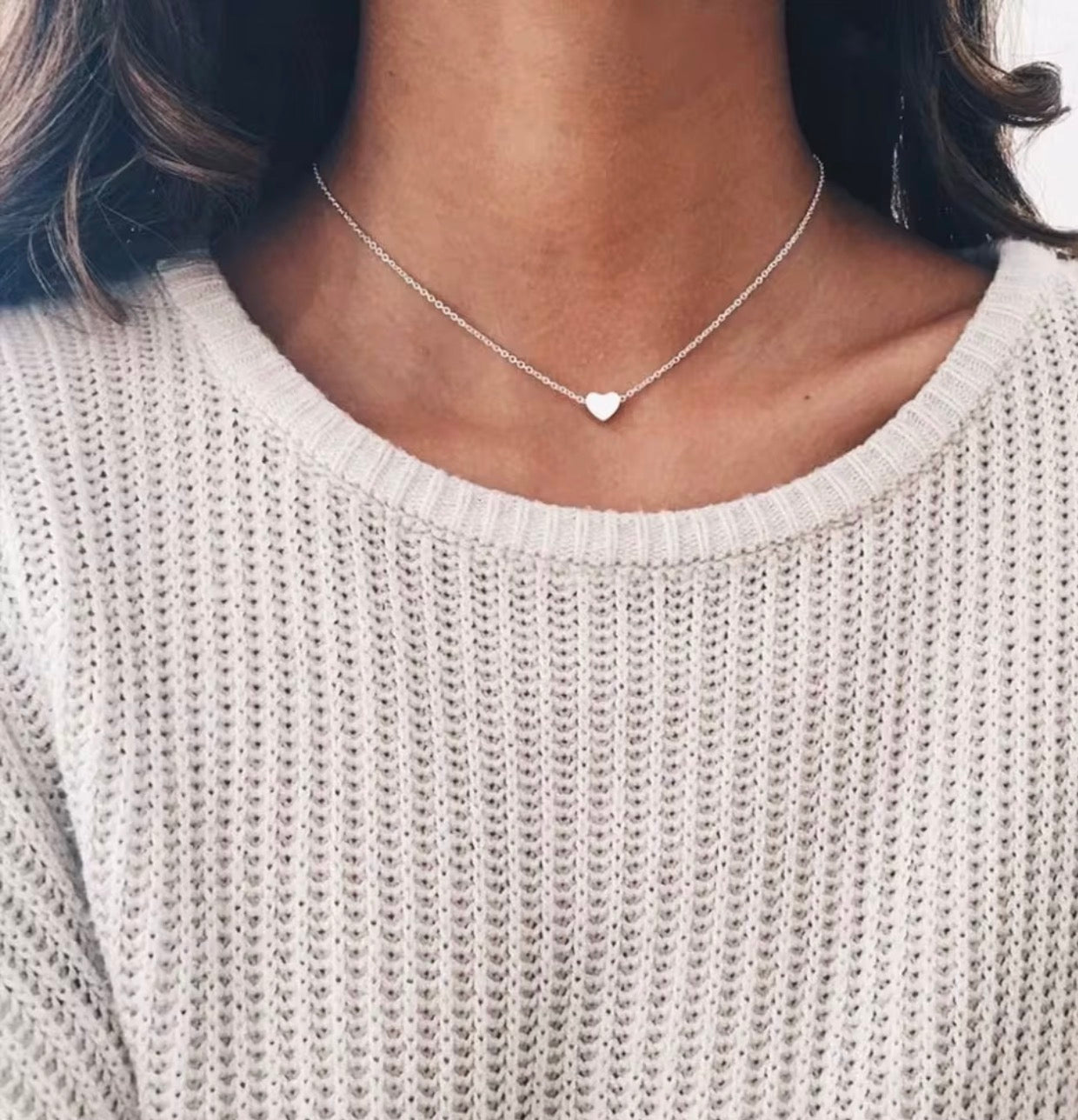 Herz Choker „Amour“ – Dezente Romantik