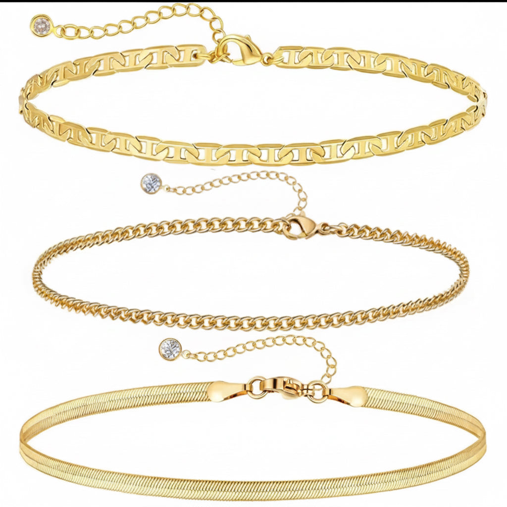 Radiant Gold Collection – Premium Armband-Stack