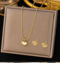 Luxury bright Set - Exklusives Gold-Ensemble (Halskette 40+5cm)