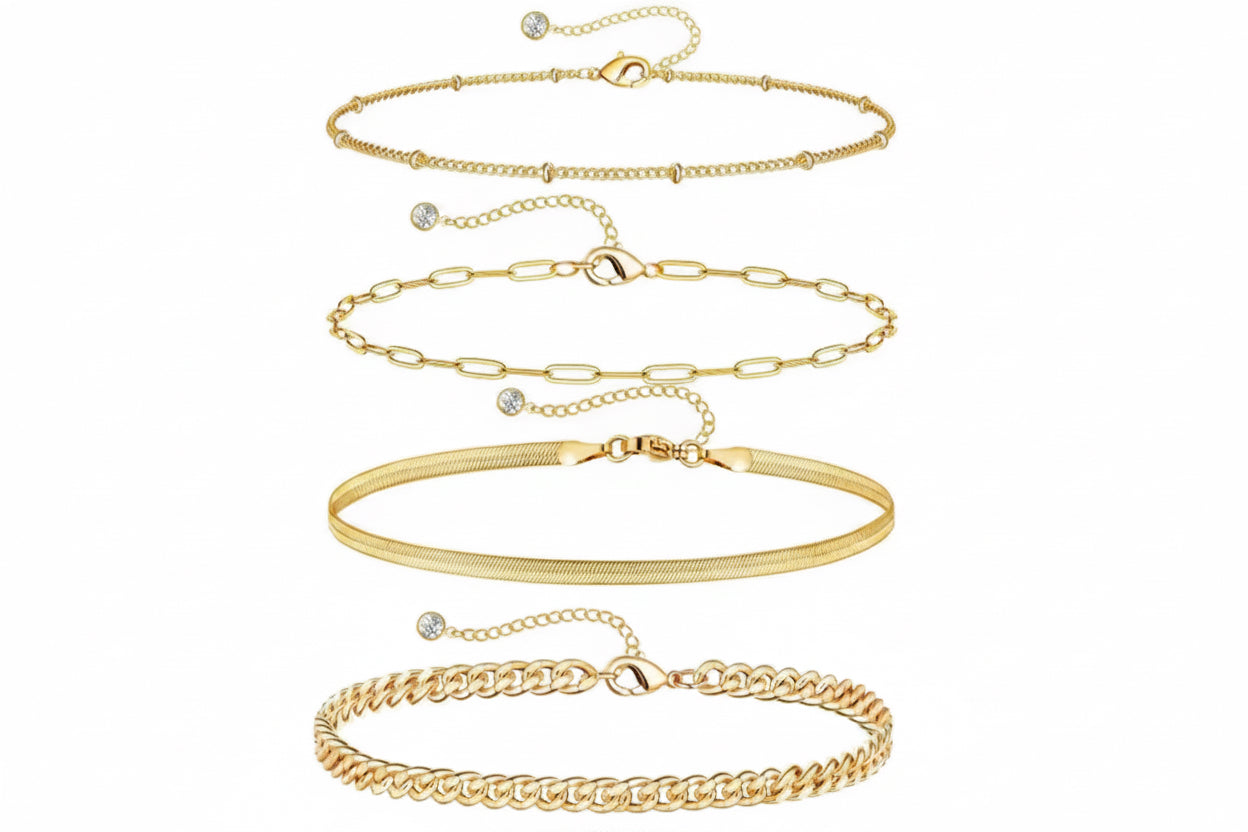 Radiant Gold Collection – Premium Armband-Stack