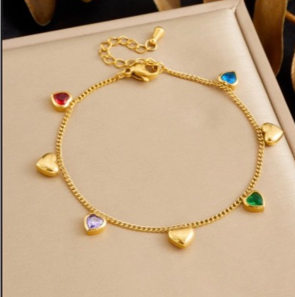 Signature Charm Bracelet - Goldener Akzent