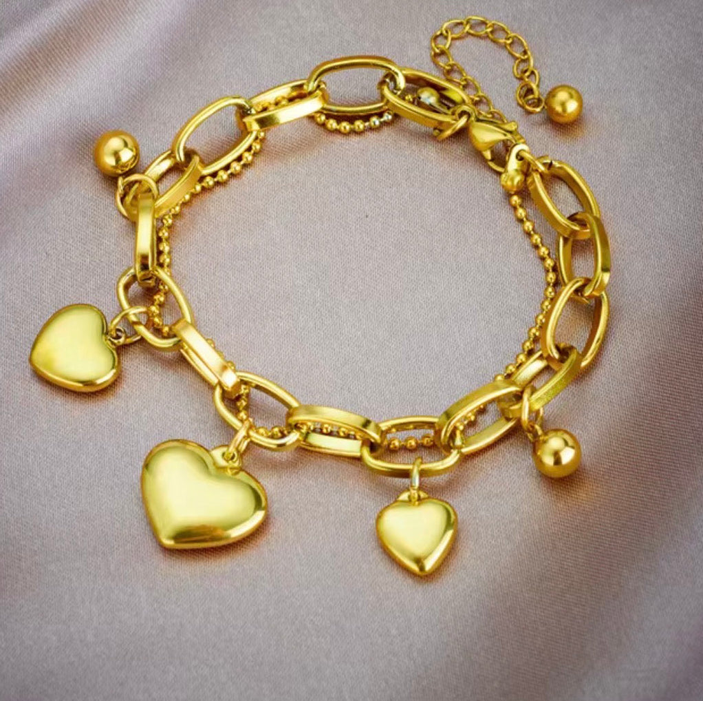 Signature Charm Bracelet - Goldener Akzent