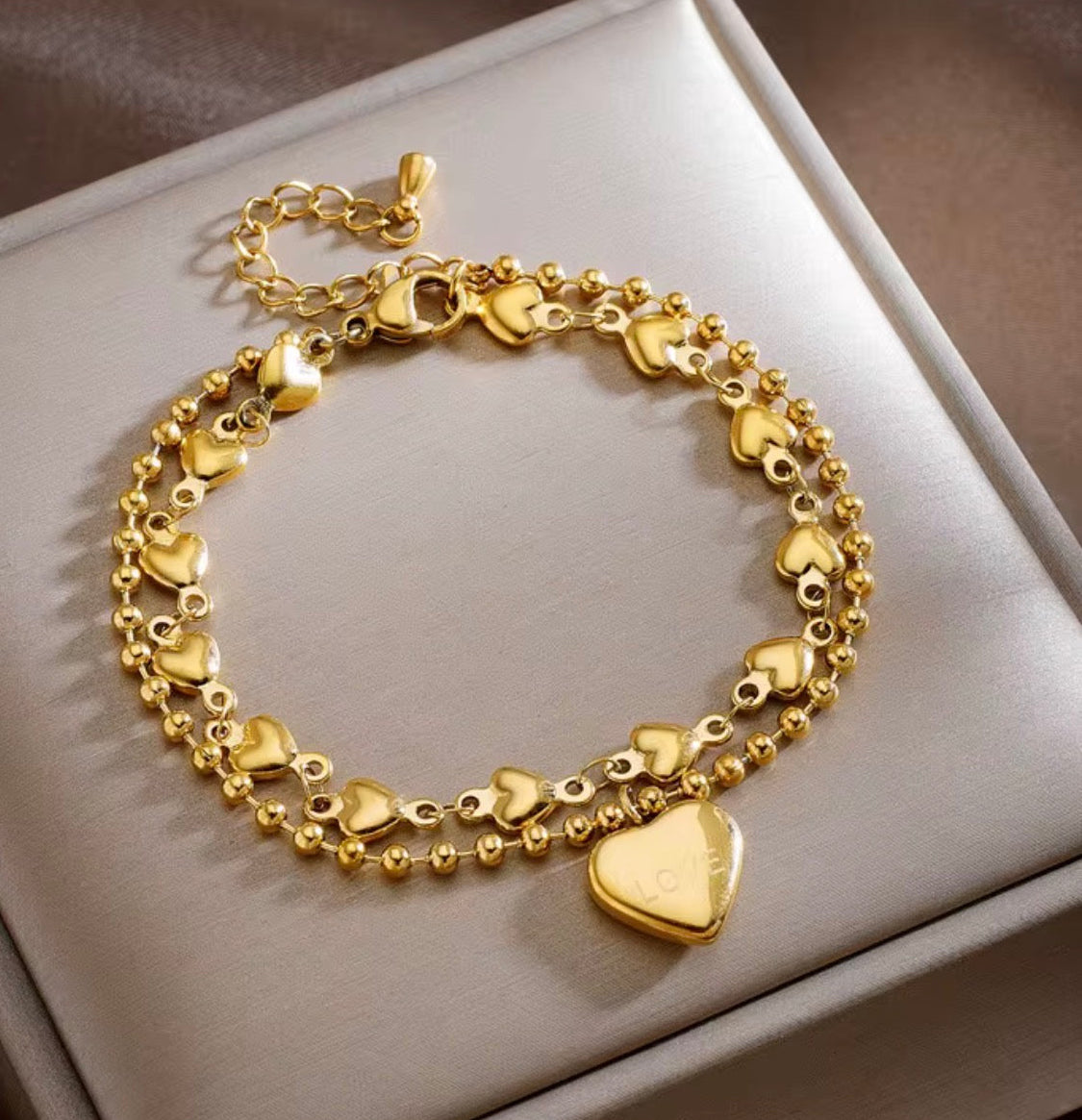 Signature Charm Bracelet - Goldener Akzent