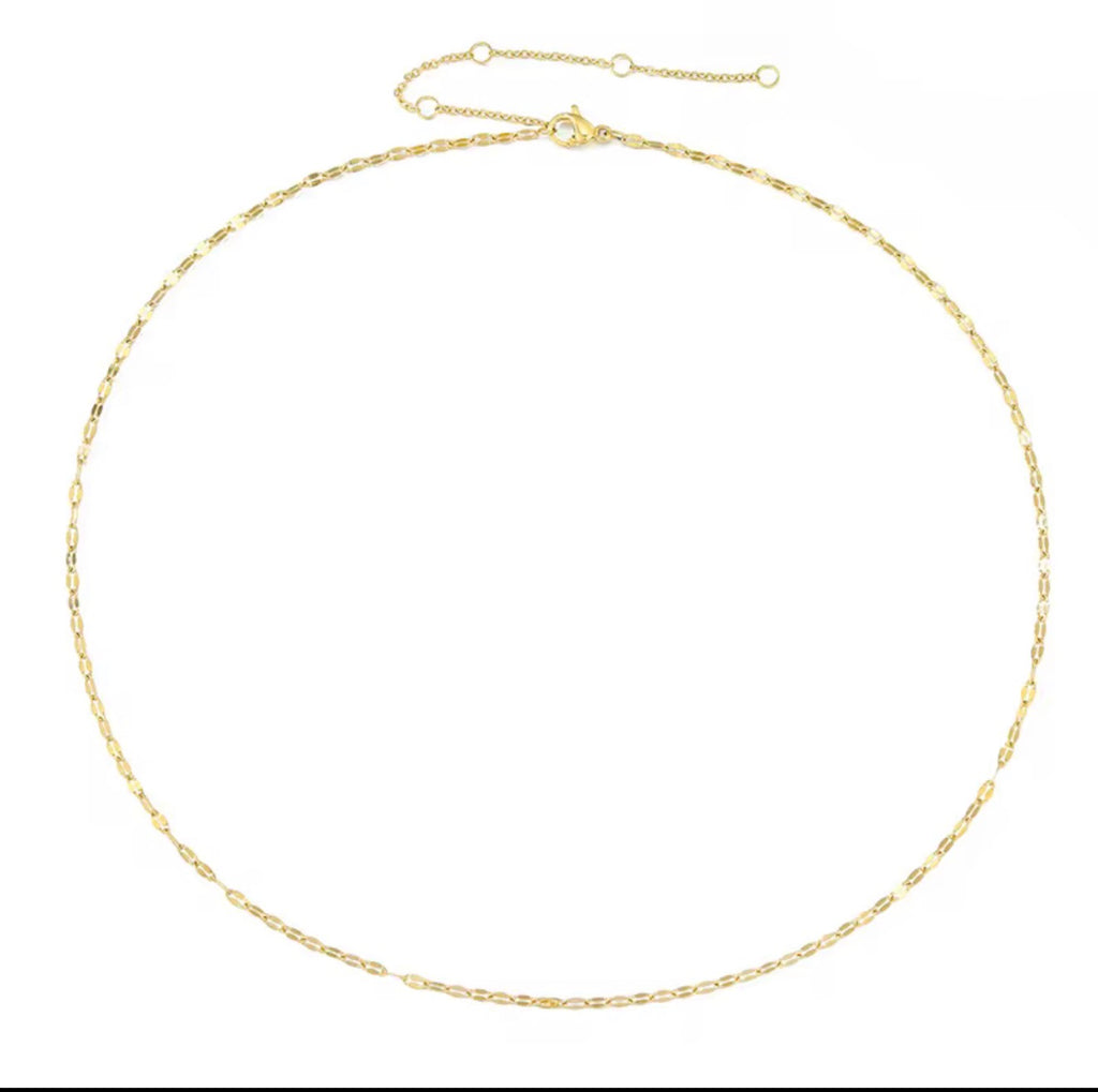 Strukturierte Halskette -minimaliustische Chic