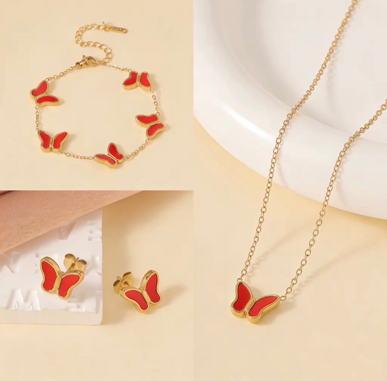 Schmetterling Set – Verspielte Eleganz