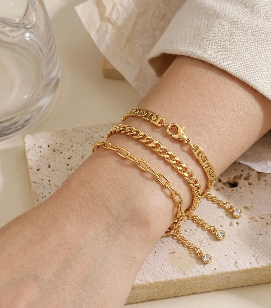 Radiant Gold Collection – Premium Armband-Stack