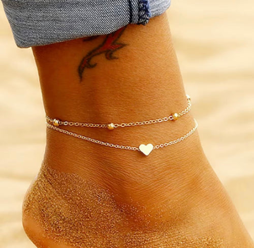 Boho Fußkette ,, Lumina'' - dein sommerlicher Begleiter