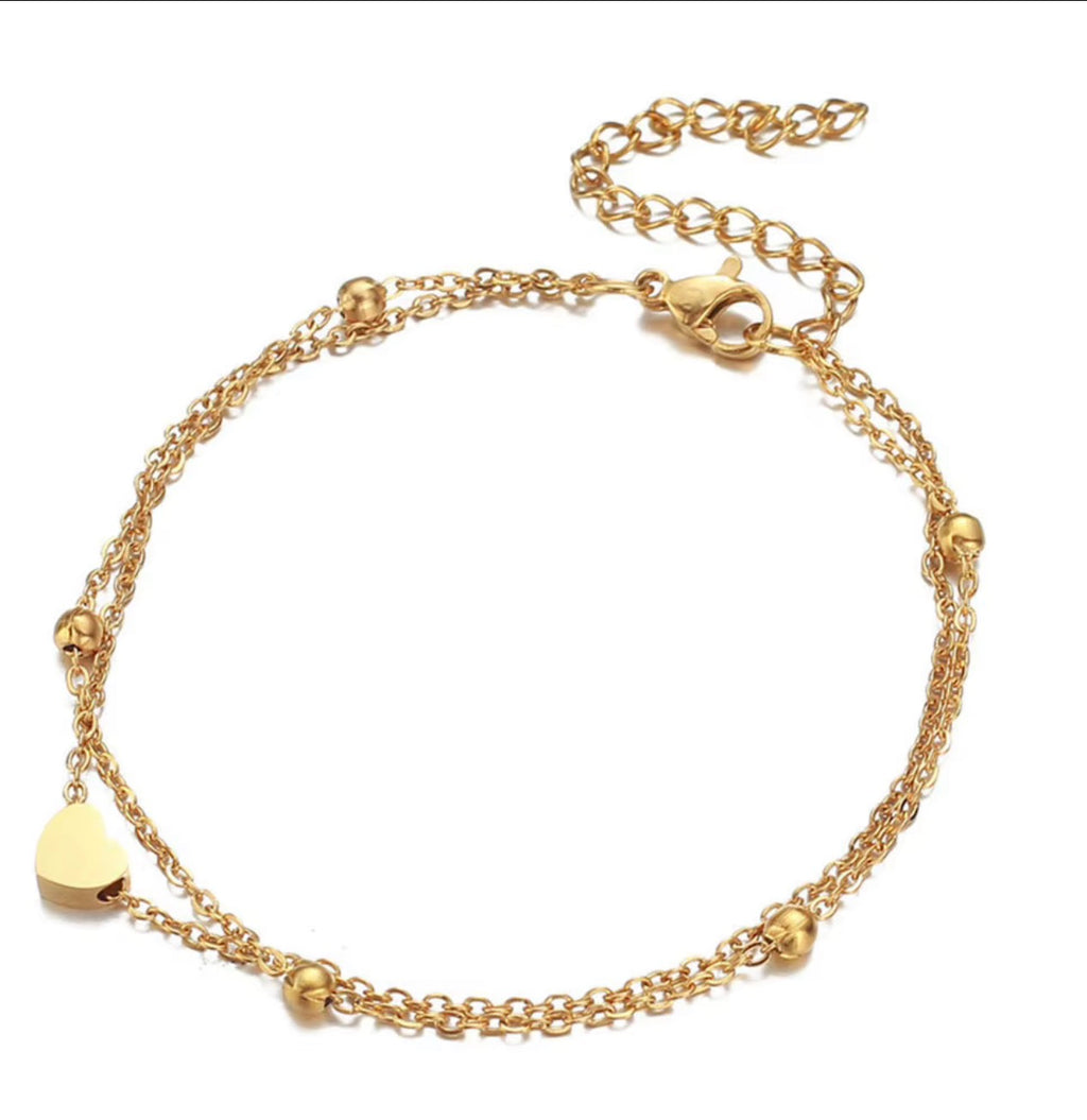 Boho Fußkette ,, Lumina'' - dein sommerlicher Begleiter