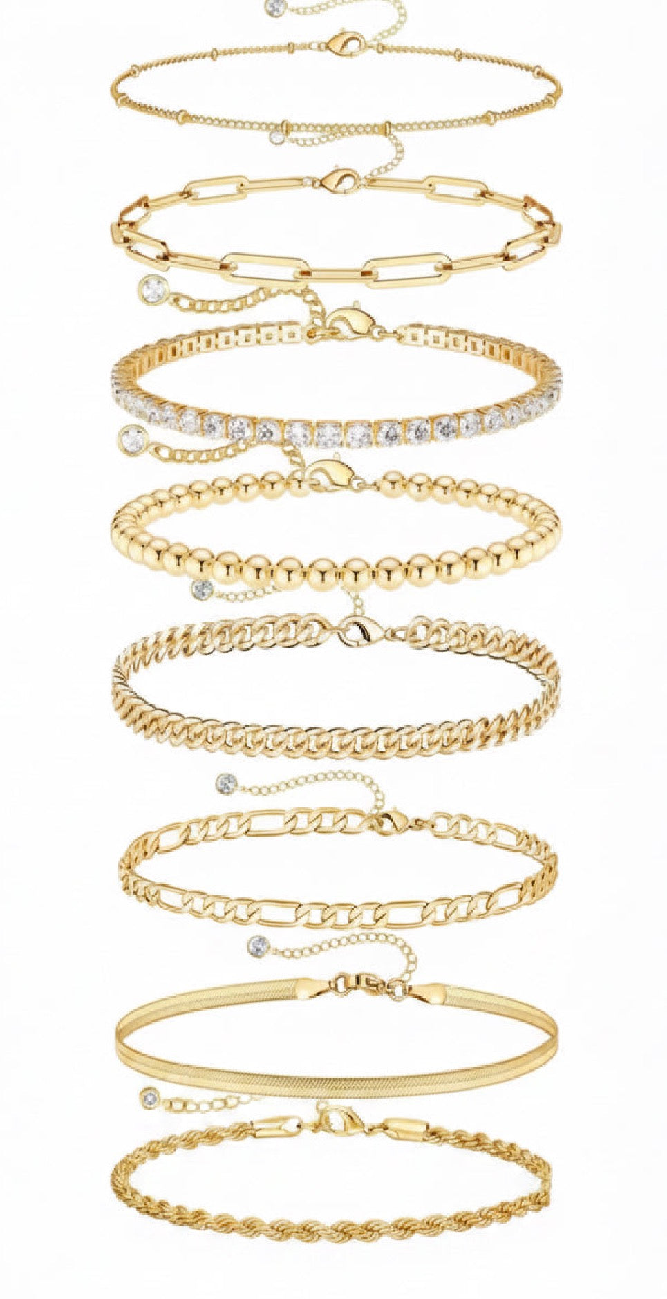 Radiant Gold Collection – Premium Armband-Stack