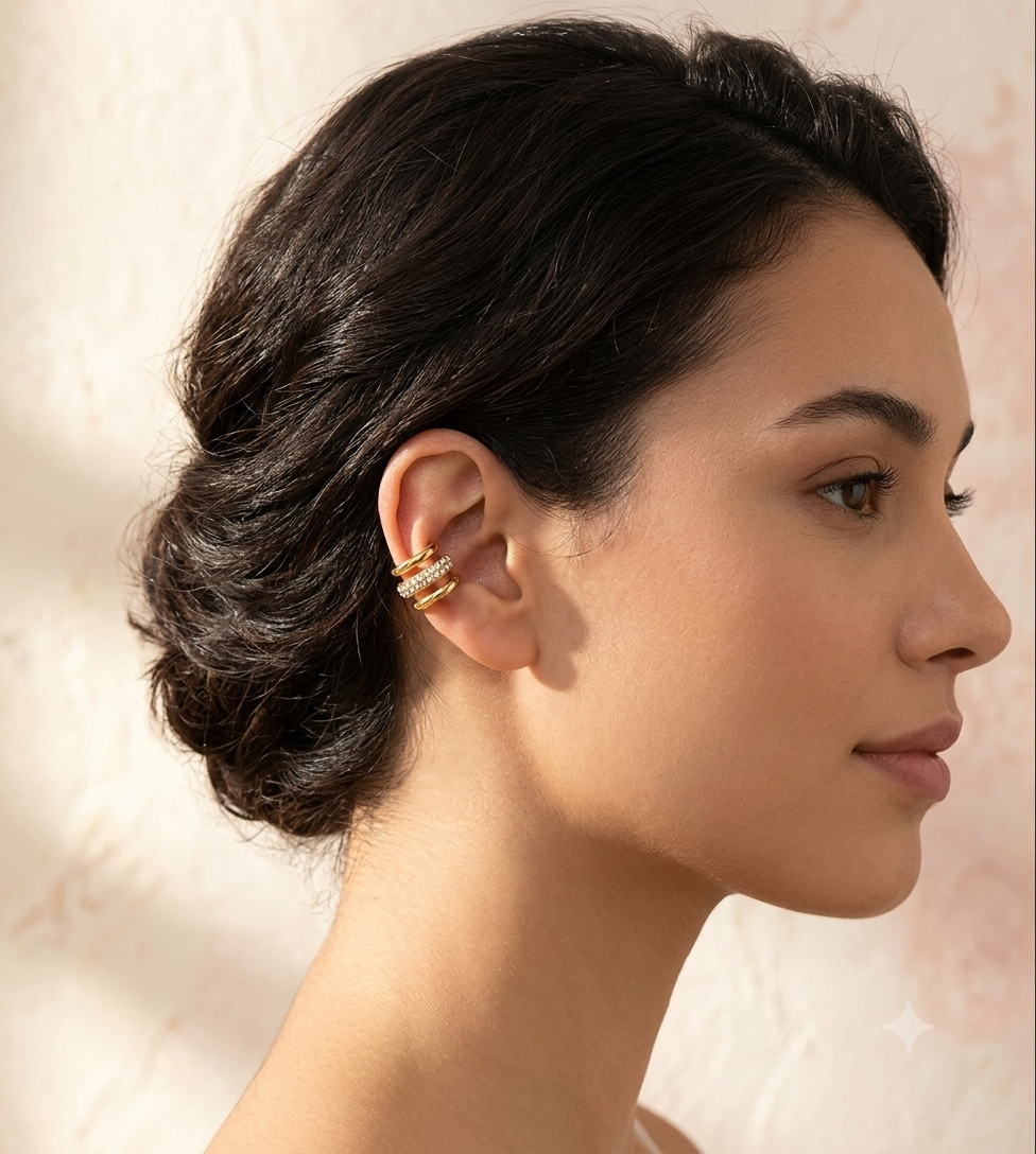 Ear Cuff - Glanzvolle Akzente