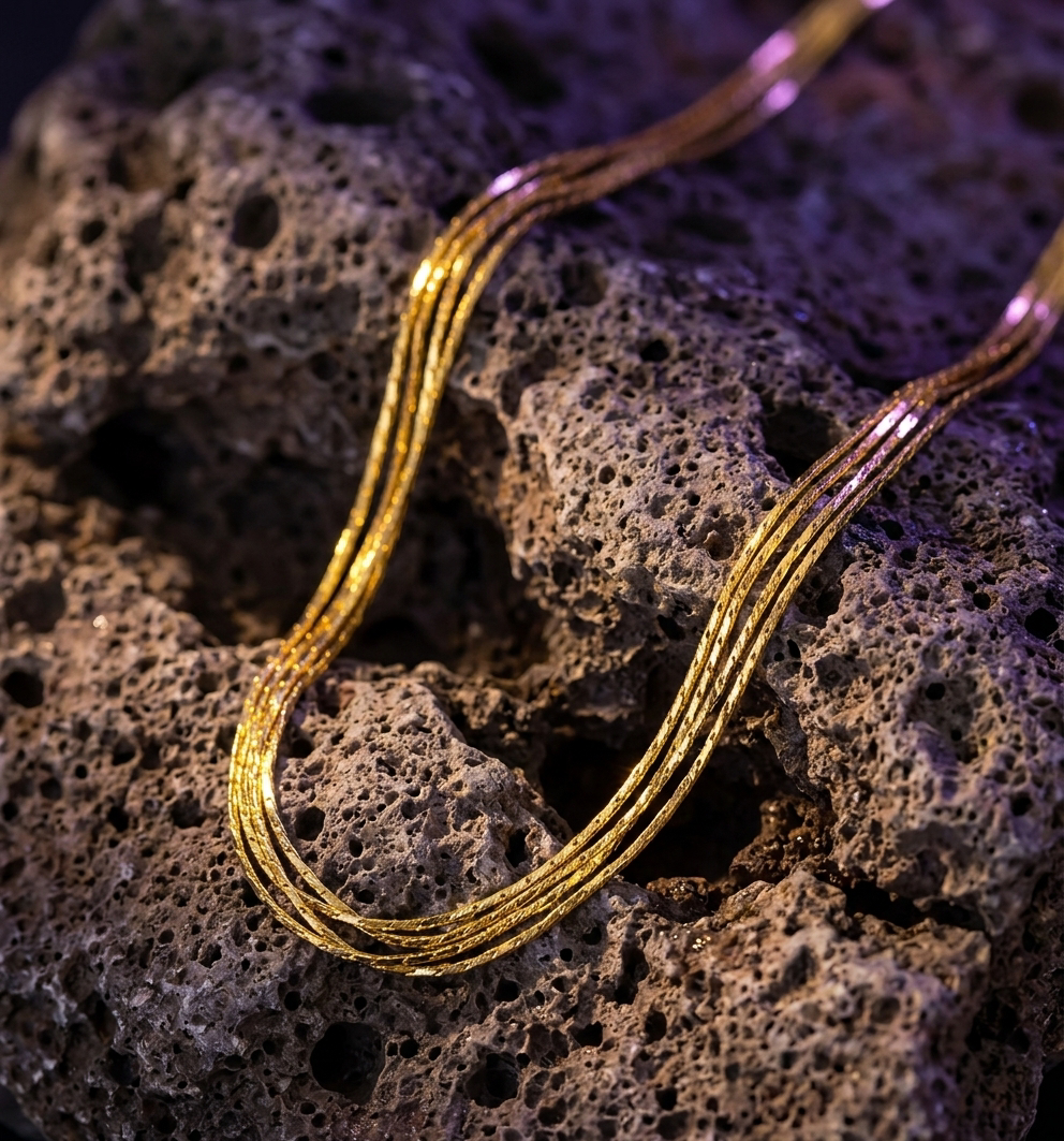 Halskette „Aura“ – Zeitlose Eleganz (40+4cm)